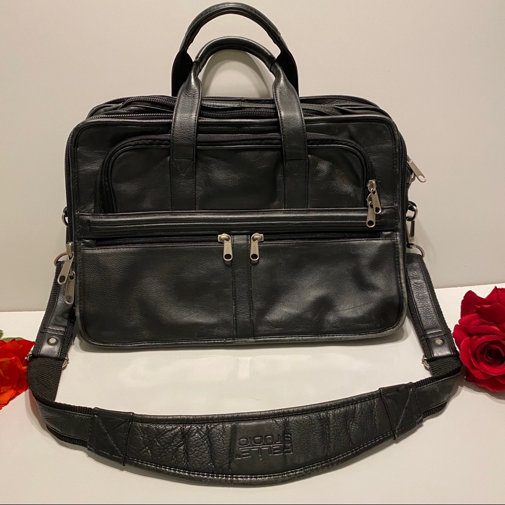 Vintage Pelle Studio Wilson's Leather Briefcase